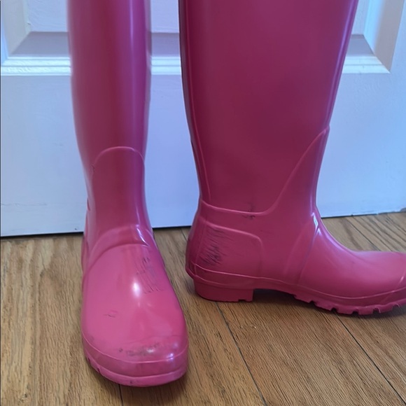 Hunter Pink Rain Boots - Picture 3 of 7
